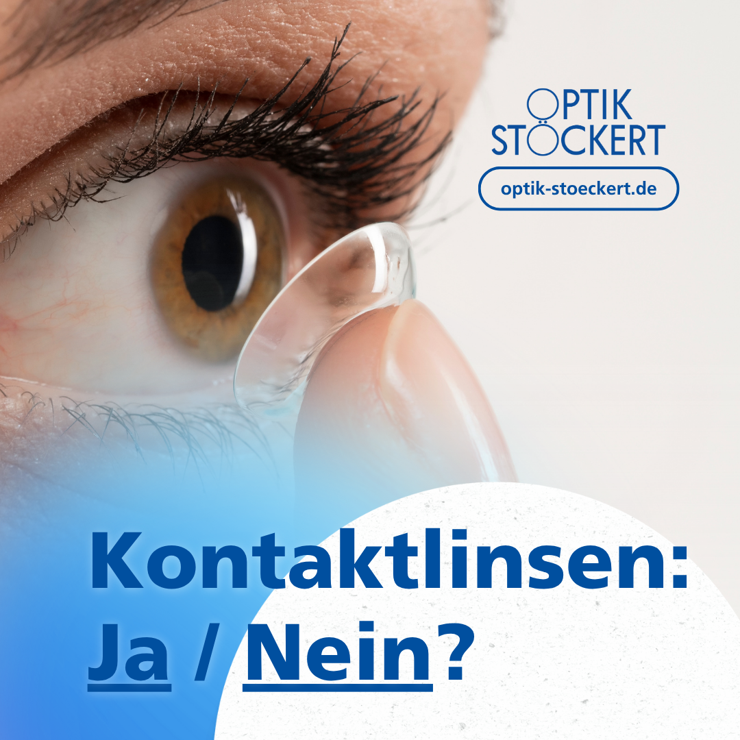 Nahaufnahme eines Auges beim Einsetzen einer Kontaktlinse – Teaserbild für einen Blogbeitrag über Vor- und Nachteile von Kontaktlinsen.