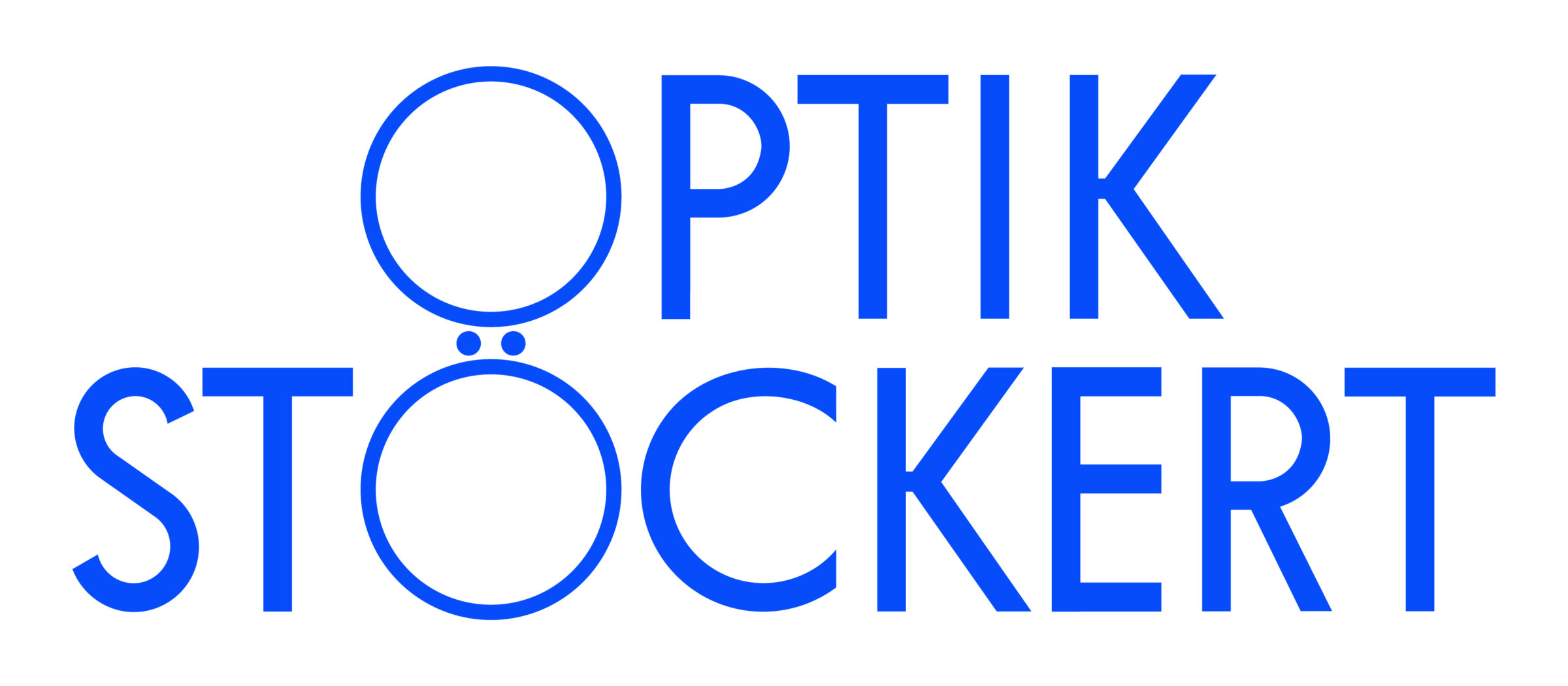 optik stöckeret logo